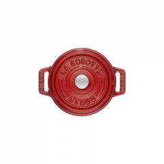 Staub | 0.25 qt, Mini Round Dutch Oven, Cherry | Cast Iron