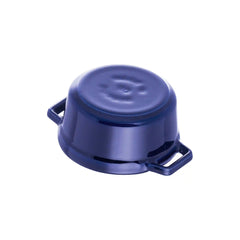 Staub | 0.25 qt, Mini Round Dutch Oven, Dark Blue | Cast Iron