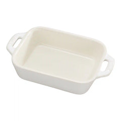 Staub | 13-x 9.5-inch, Rectangular, Baking Dish, Ivory-White | Stoneware