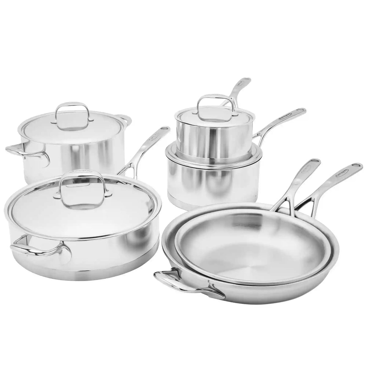 Demeyere | 10-pc, 18/10 Stainless Steel, Stainless Steel Cookware Set | Atlantis