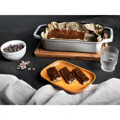Staub | 12-x 8-inch, Rectangular, Roasting Pan, Graphite Grey | Cast Iron