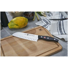 ZWILLING | 7-inch, Hollow Edge Santoku Knife | TWIN Signature