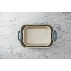 Staub | 2-pc, Rectangular Baking Dish Set, Rustic Turquoise | Stoneware