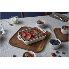 Staub | 7.5-x 6.5-inch, Rectangular, Baking Dish, White | Stoneware