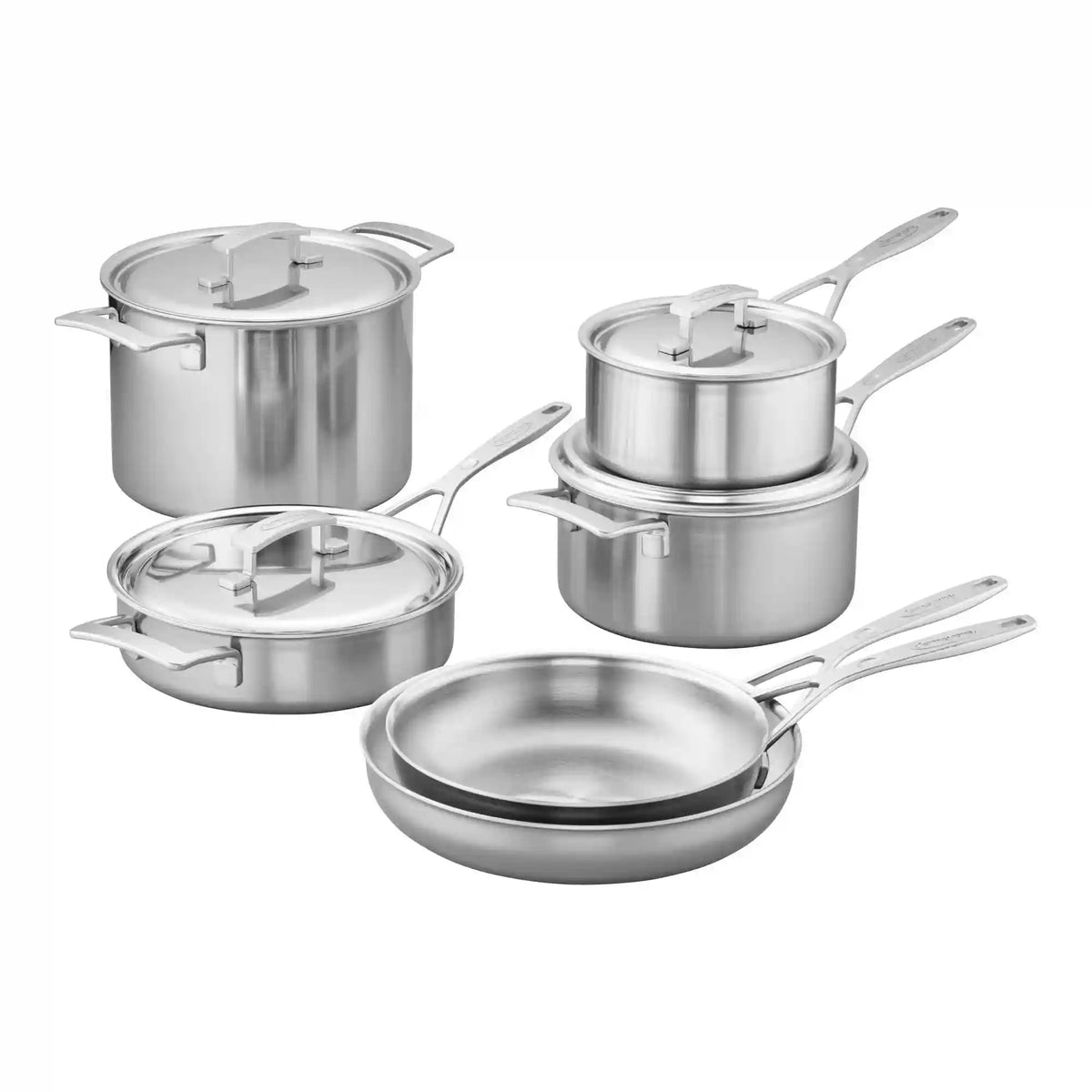 Demeyere | 10-pc, 18/10 Stainless Steel, Pots And Pans Set | Industry 5