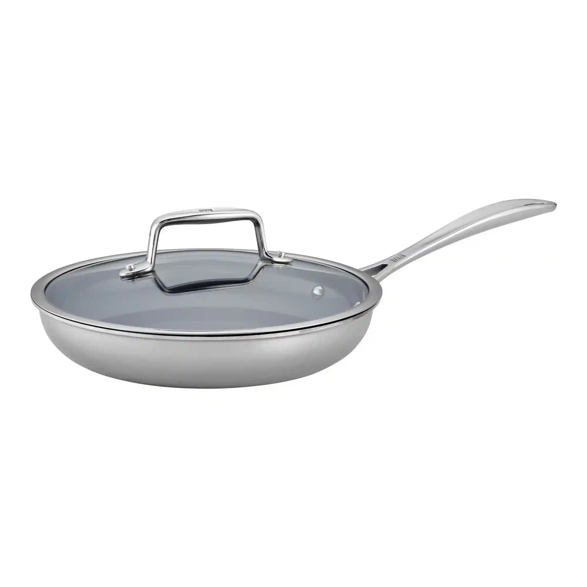 ZWILLING | 2-pc, Stainless Steel, Ceramic Coating, Non-stick, Fry Pan With Lid Set , No-Color | Clad CFX