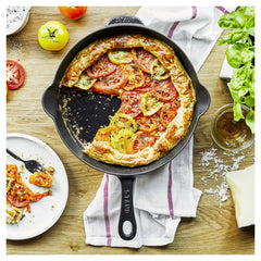Staub | 11-inch, Traditional Deep Skillet, Matte Black | Cast Iron