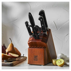 ZWILLING | 7-pc, Knife block set, Acacia | Pro