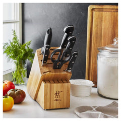 ZWILLING | 7-pc, Knife block set, Bamboo | Pro