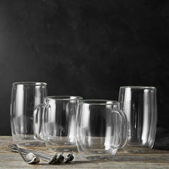 ZWILLING | 9-pc  Coffee And Beverage Set | Sorrento Double Wall Glassware