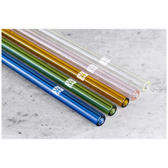 ZWILLING | Glass Straw - Colored - Straight Set | Sorrento Glassware