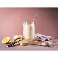 ZWILLING | Glass Straw - Clear - Bent Set | Sorrento Glassware