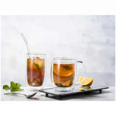 ZWILLING | Glass Straw - Clear - Bent Set | Sorrento Glassware