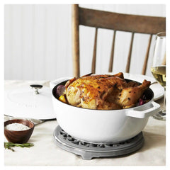 Staub | 3.75 qt, Essential French Oven, Pure White | Cast Iron
