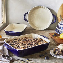 Staub | 3-pc, Ovenware set, Dark Blue | Stoneware