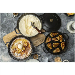 Staub | 4-pc Stackable Cookware Set, Matte Black, Cast Iron  | Cast Iron