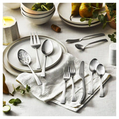 ZWILLING | 45-pc Satin Flatware Set, 18/10 Stainless Steel, No-Color | Bellasera (matted)