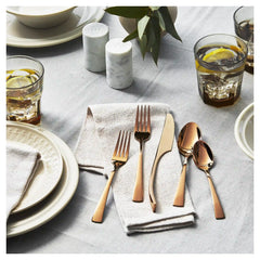 ZWILLING | 20-pc Rose Gold Flatware Set, 18/10 Stainless Steel, Rose | Bellasera (rose gold)