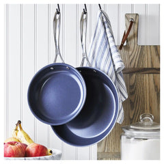 ZWILLING | 2-pc, Stainless Steel, Ceramic Coating, Non-stick, Frying Pan Set, No-Color | Clad CFX