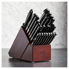 ZWILLING | 22-pc, Knife block set, Matte Black | Pro