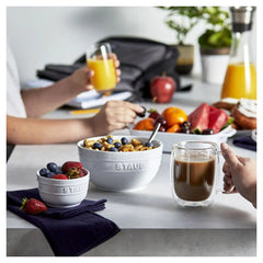 Staub | 3.5-inch / 2-pc, Prep Bowl Set, White | Stoneware