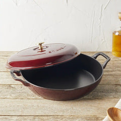 Staub | 3.5 qt, Braiser, Grenadine | Cast Iron