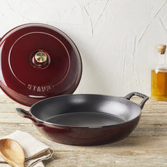Staub | 3.5 qt, Braiser, Grenadine | Cast Iron