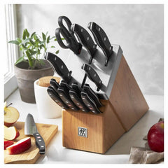 ZWILLING | 15-pc, Self Sharpening Knife block set, Natural | Signature