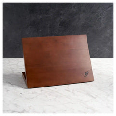 MIYABI | Rubberwood, Magnetic Hardwood Magnetic Easel With  Walnut Stain | Storage
