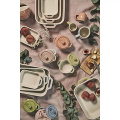 Staub | 2-pc, Rectangular Baking Dish Set Macaron, Light Green | Stoneware