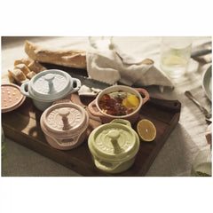 Staub | 6-pc, Mini Round Dutch Oven Set Macaron, Mixed Colors | Stoneware
