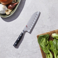 MIYABI | 5.5-inch, Hollow Edge Santoku Knife | Evolution