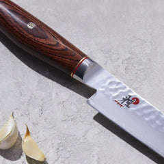 MIYABI | 9.5-inch Pakka Wood Slicing/Carving Knife | ARTISAN 6000MCT