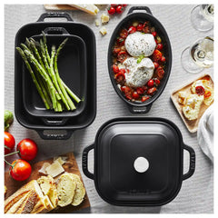 Staub | 5-pc, Mixed Baking Dish Set, Matte Black | Stoneware