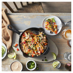 Staub | 8.5-inch, Traditional Deep Skillet, Matte Black | Cast Iron