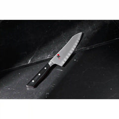 MIYABI | 7-inch Rocking Santoku, Hollow Edge  | Evolution