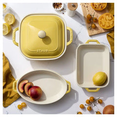 Staub | 4-pc, Mixed Baking Dish Set, Citron | Stoneware