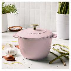 Staub | 1.5 qt, Petite French Oven, Peony Pink | Cast Iron