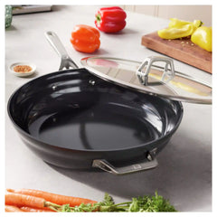ZWILLING | 5 qt, Hard Anodized Ceramic Nonstick Deep Fryer Ceramic Coating | Motion Ceramic