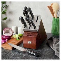 ZWILLING | 7-pc, Self-Sharpening Knife Block Set , Brown | Gourmet