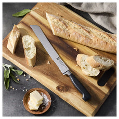 ZWILLING | Country Bread Knife 9 inch, inverted serrated edge | Four Star