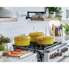 Staub | 5.5 qt, Round, Dutch Oven, Citron | Cast Iron