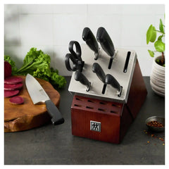 ZWILLING | 8-pc, Self-Sharpening Knife Block Set, Brown | Four Star