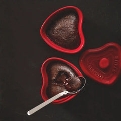 Staub | 3-pc, Mini Heart Dutch Oven Set, Cherry | Ceramic