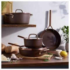 ZWILLING | 7-pc, Cookware Set Ceramic Nonstick Titanium | Milano