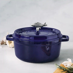 Staub | Animal Knob - Fish | Cast Iron - Accessories