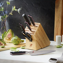 MIYABI | 7-pc, Knife block set, Natural | Evolution