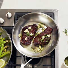 Demeyere | 2-pc Stainless Steel Fry Pan Set | Industry