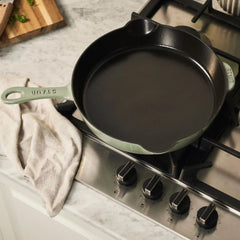 Staub | 11-inch, Traditional Deep Skillet, Eucalyptus | Cast Iron