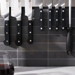 ZWILLING | 10-pc, Set with 17.5" stainless magnetic knife bar, No-Color | Pro